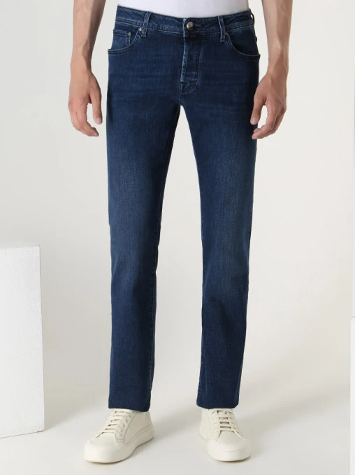 Джинсы Regular Fit хлопковые JACOB COHEN