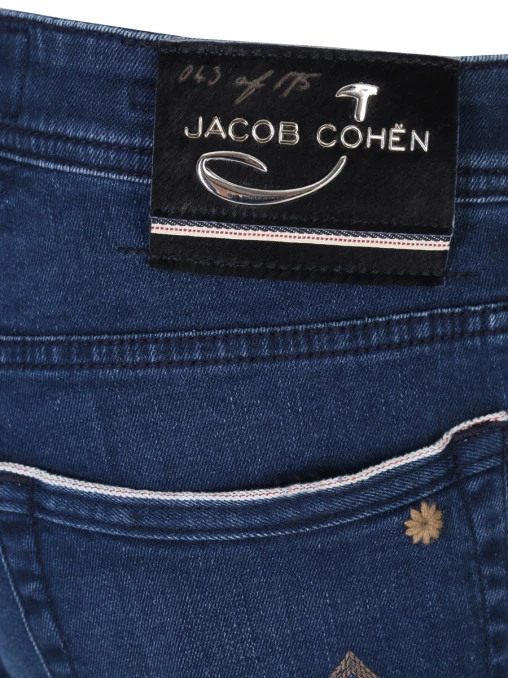 Джинсы Slim Fit хлопковые JACOB COHEN