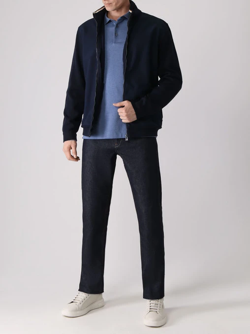 Поло хлопковое BOSS