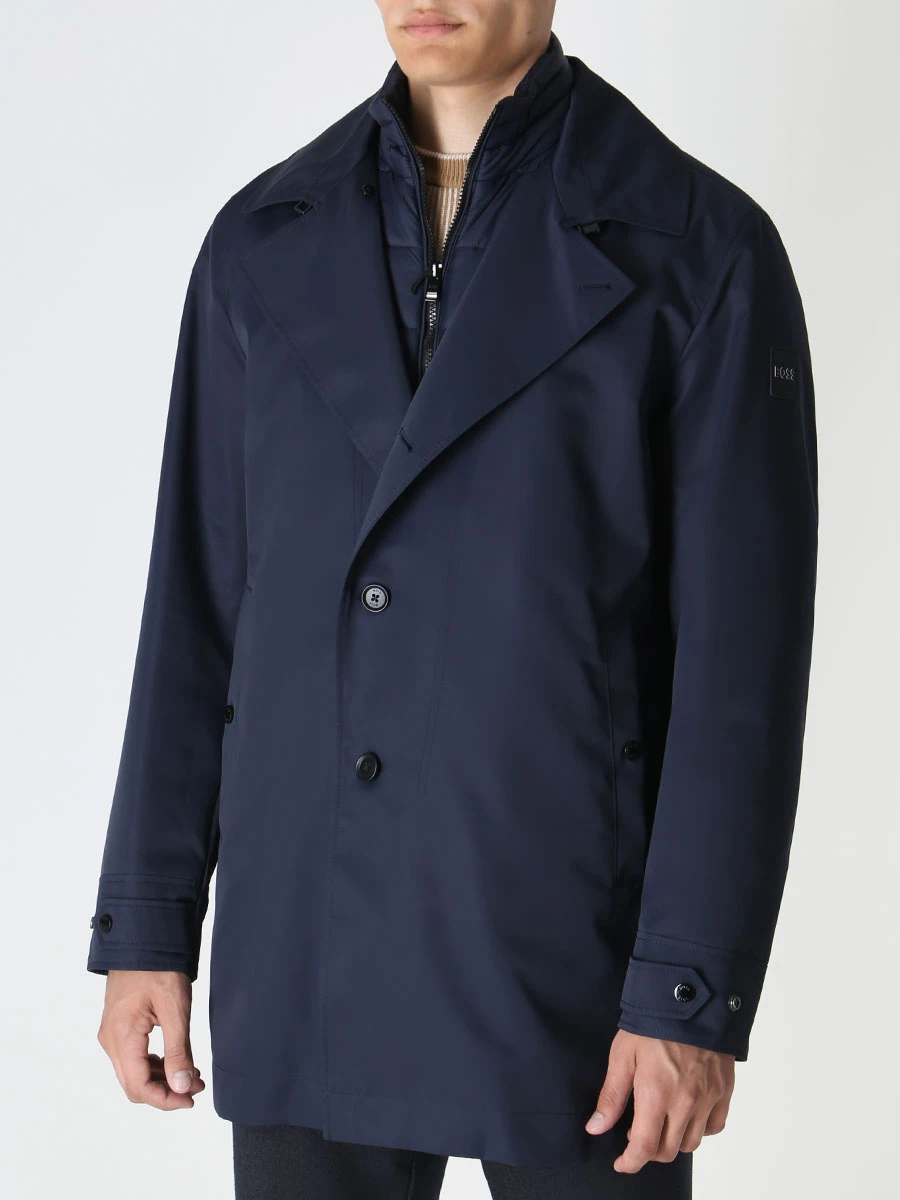 Плащ однотонный