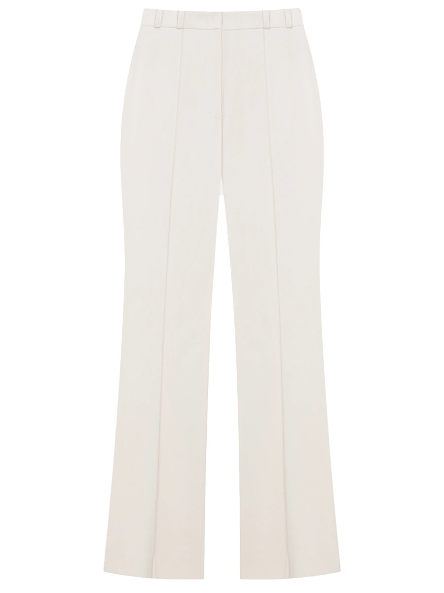 Брюки-клеш однотонные