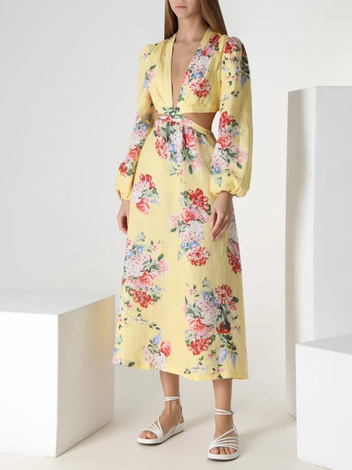 Платье льняное FORTE DEI MARMI COUTURE