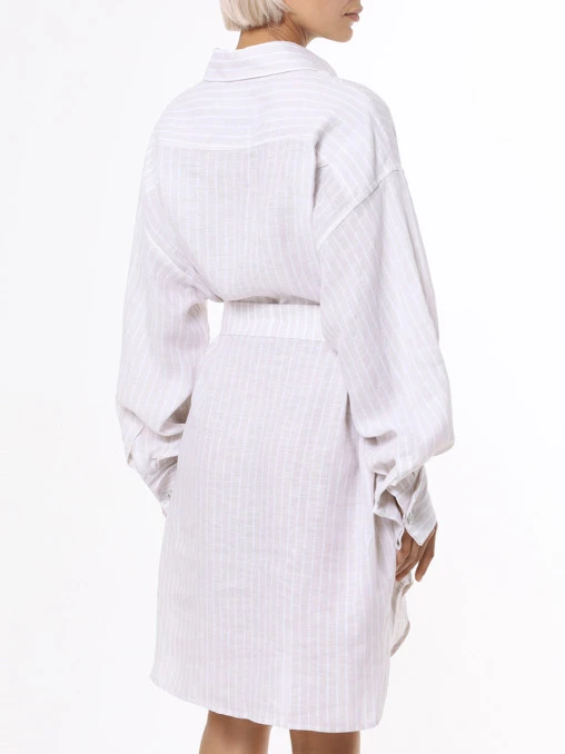 Платье-рубашка льняная FORTE DEI MARMI COUTURE