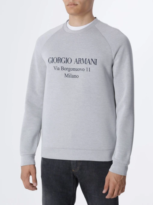 Толстовка хлопковая GIORGIO ARMANI