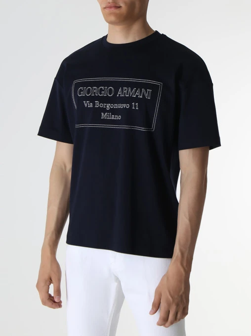 Футболка хлопковая GIORGIO ARMANI