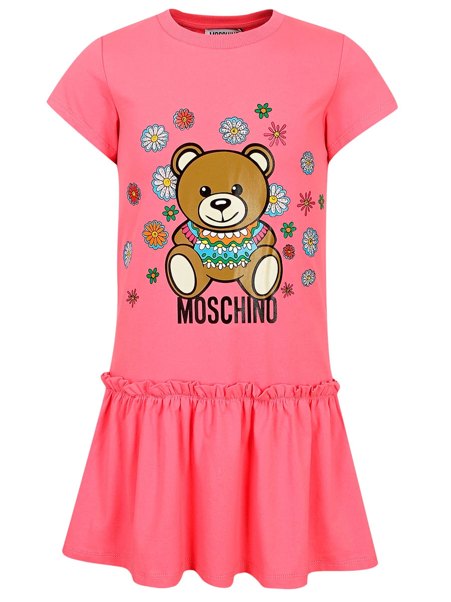 Платье хлопковое с принтом