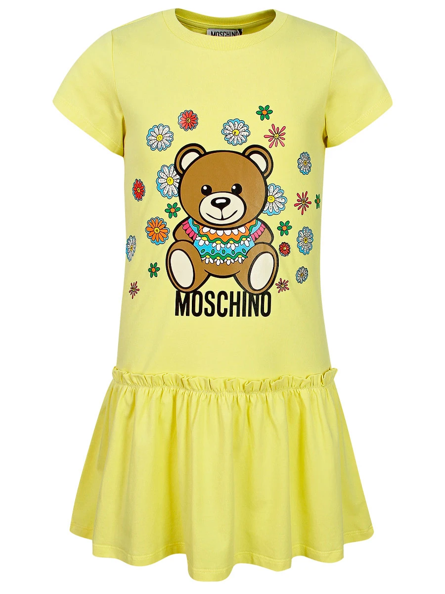 Платье хлопковое с принтом