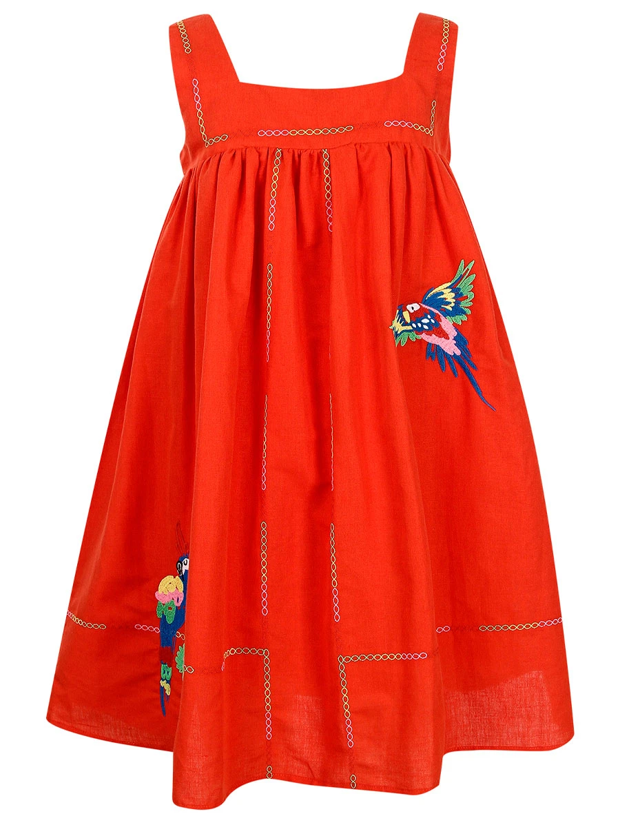 Платье-сарафан льняное