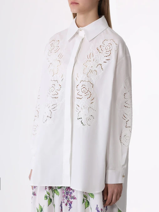 Блуза однотонная ELIE SAAB