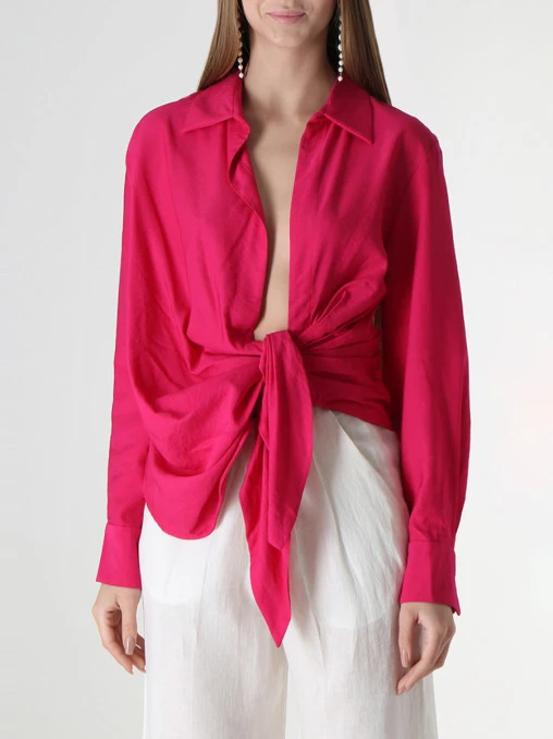 Рубашка из вискозы JACQUEMUS