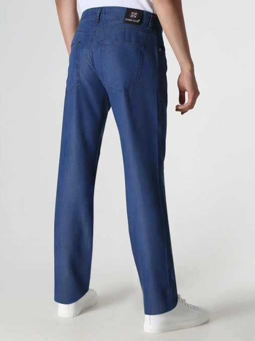 Джинсы Slim Fit из тенселя CUDGI