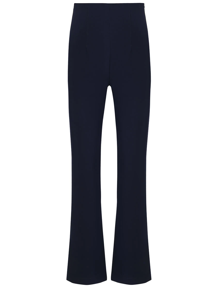 Брюки-клеш однотонные