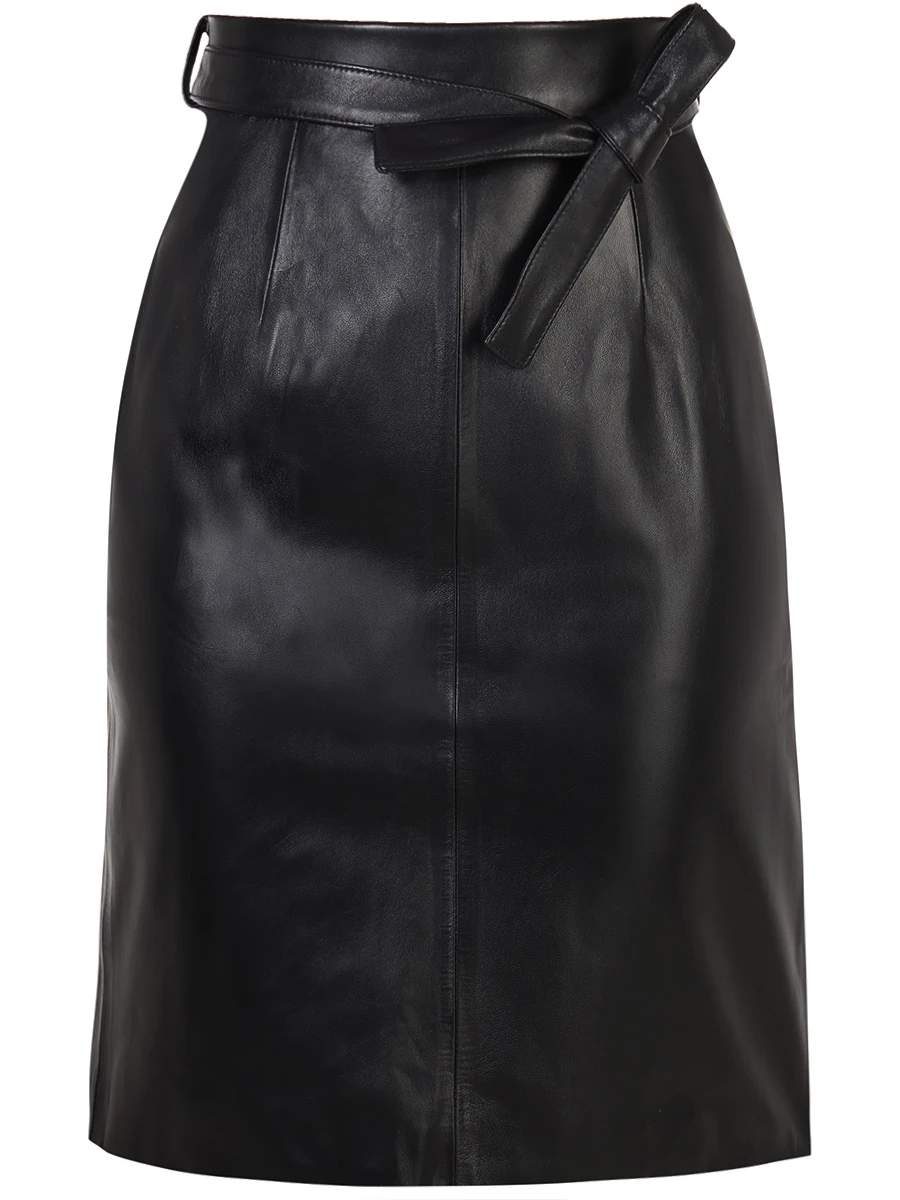 Юбка-карандаш кожаная