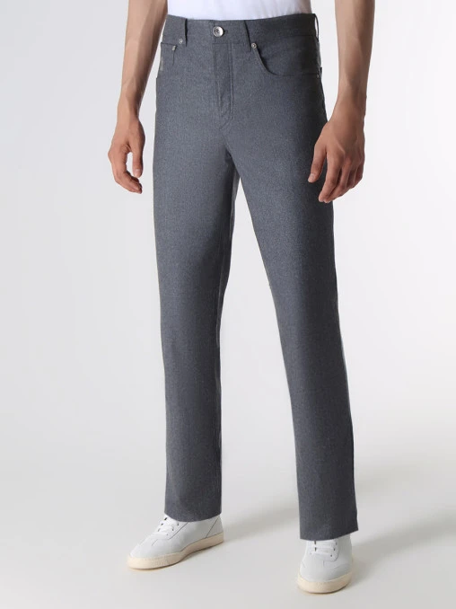 Брюки шерстяные BRUNELLO CUCINELLI