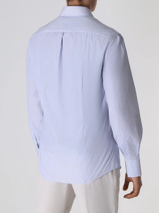Рубашка Slim Fit хлопковая BRUNELLO CUCINELLI
