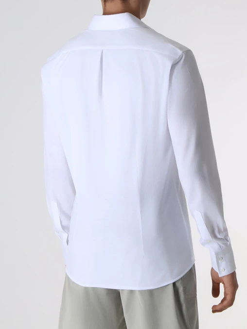 Рубашка Slim Fit хлопковая BRUNELLO CUCINELLI