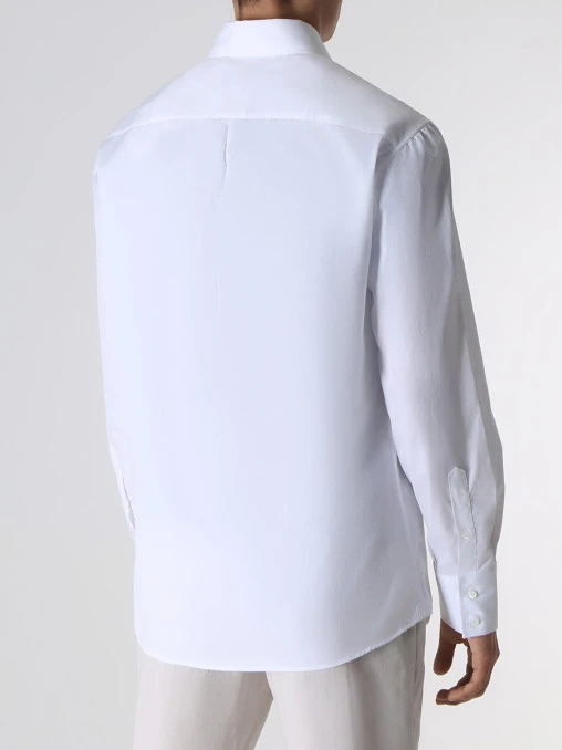 Рубашка Regular Fit хлопковая BRUNELLO CUCINELLI