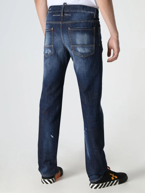 Джинсы Slim Fit хлопковые DSQUARED2
