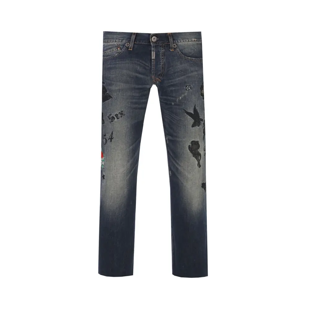 Джинсы Regular Fit хлопковые