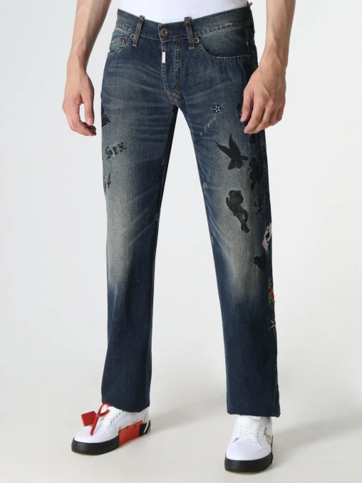 Джинсы Regular Fit хлопковые BRAY