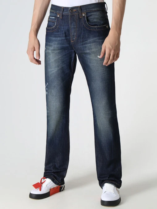 Джинсы Regular Fit хлопковые BIKKEMBERGS