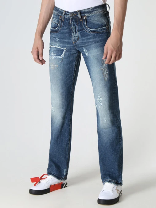 Джинсы Regular Fit хлопковые BIKKEMBERGS