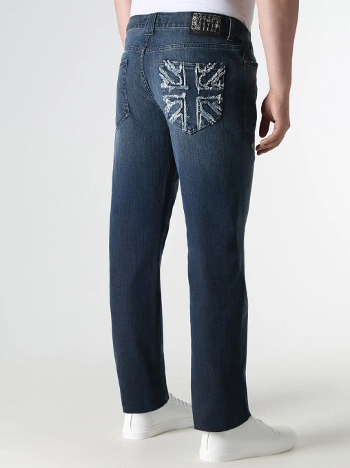 Джинсы Regular Fit хлопковые JOHN RICHMOND