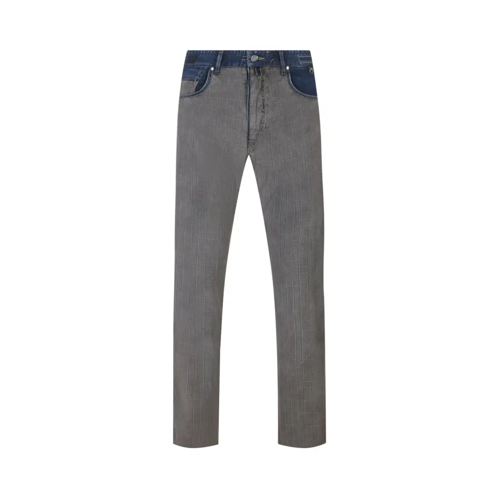 Джинсы Slim Fit комбинированные