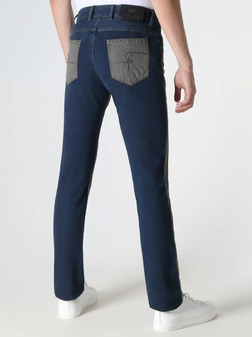 Джинсы Slim Fit комбинированные CORTIGIANI