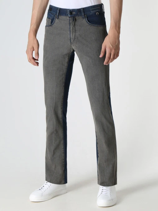 Джинсы Slim Fit комбинированные CORTIGIANI