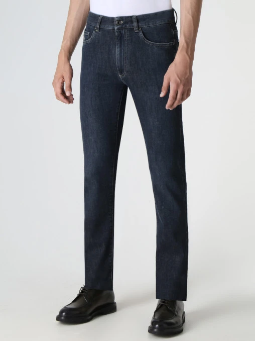 Джинсы Regular Fit хлопковые CANALI