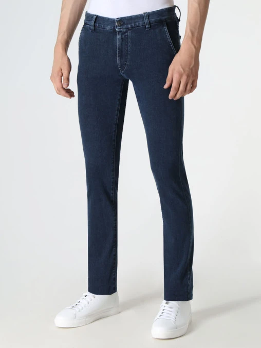 Джинсы Slim Fit хлопковые CANALI