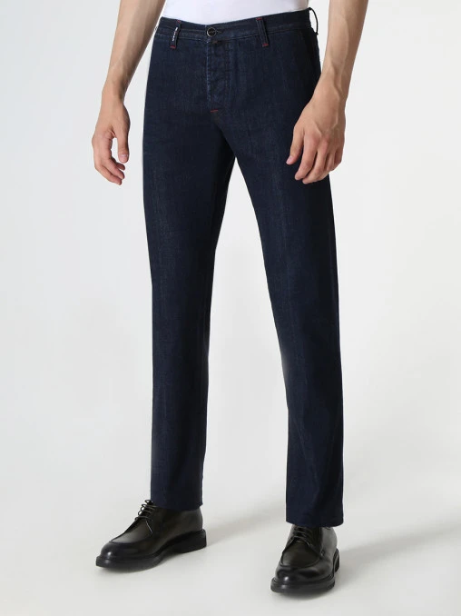 Джинсы Regular Fit хлопковые KITON