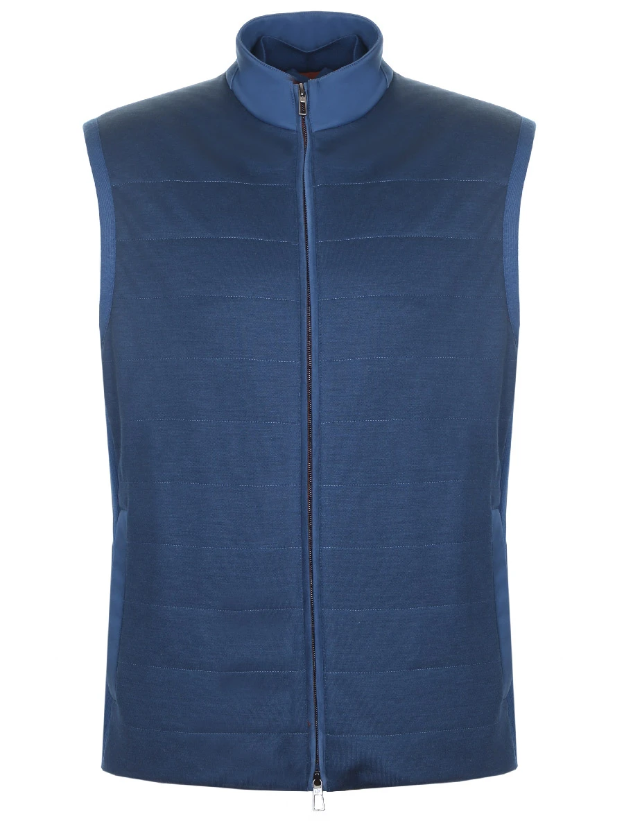 Жилет стеганый шерстяной