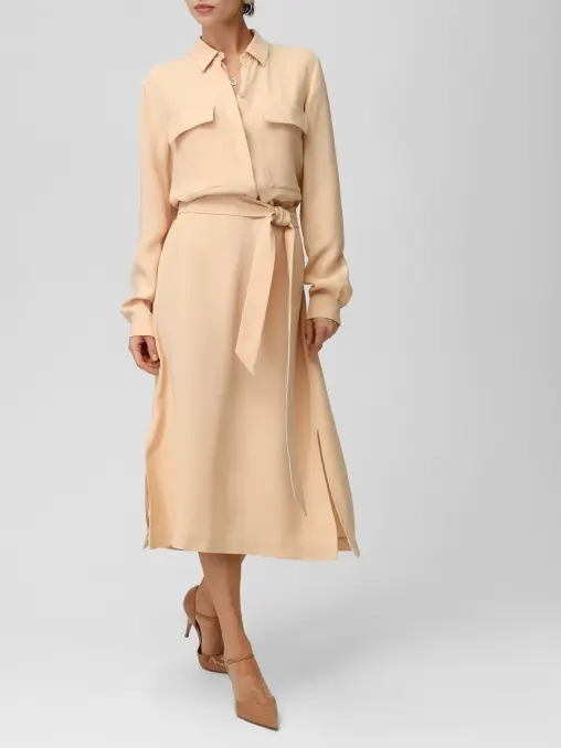 Платье шелковое LORO PIANA