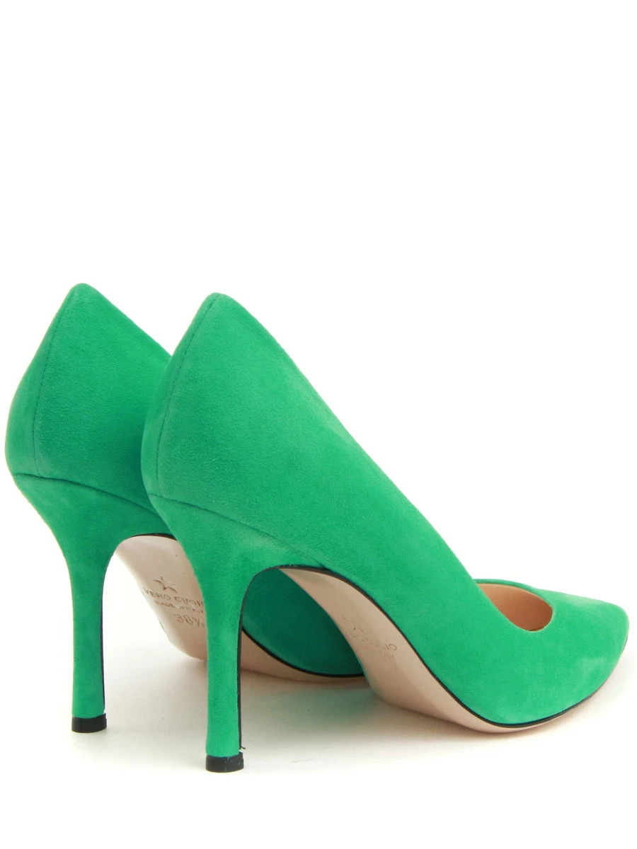 Туфли-лодочки замшевые