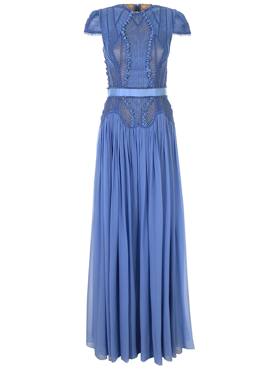 Платье шелковое