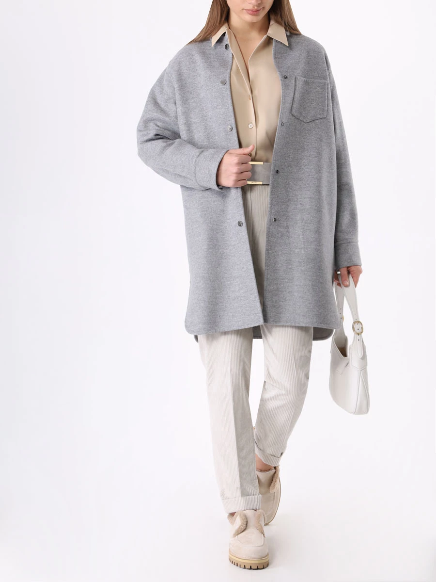 Пальто шерстяное