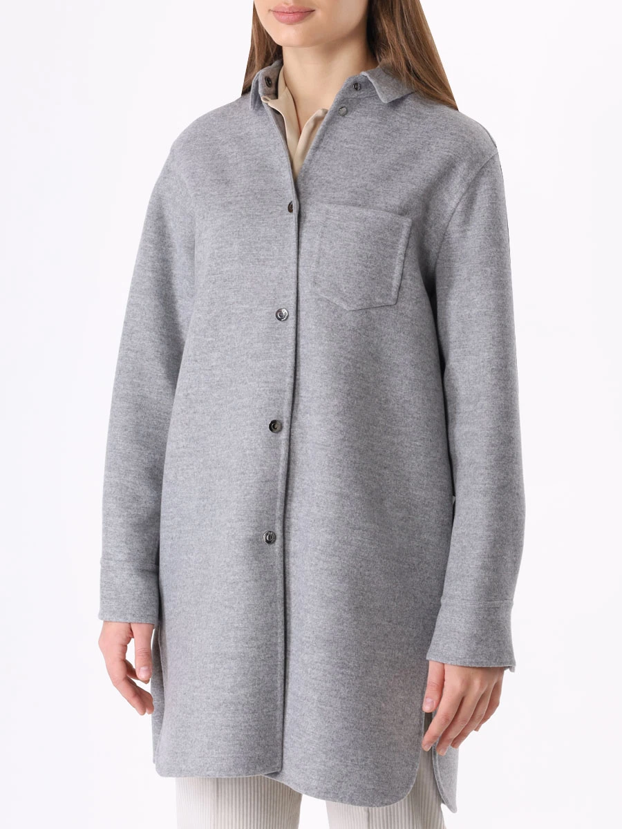 Пальто шерстяное