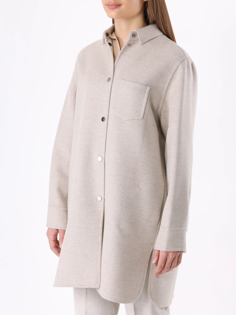 Пальто шерстяное