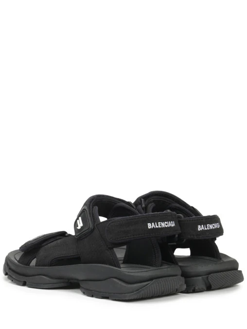 Сандалии текстильные Tourist BALENCIAGA