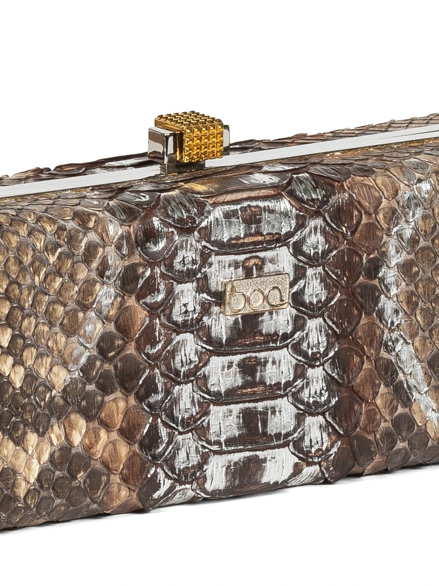 Клатч COMO из кожи питона