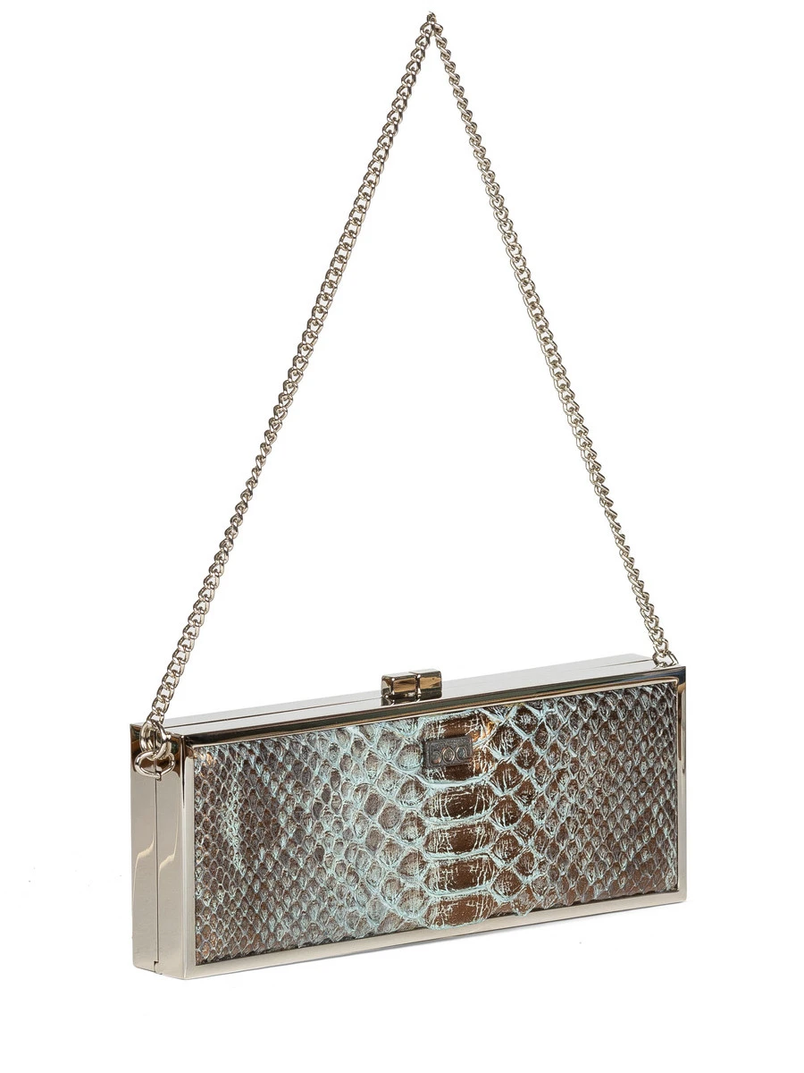 Клатч City Cell из кожи питона