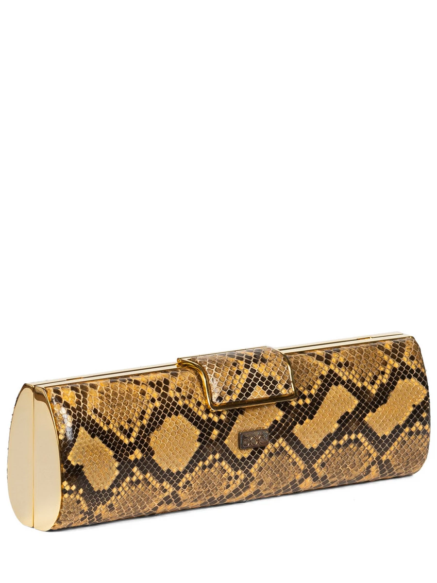 Клатч City Tube 2 из кожи питона