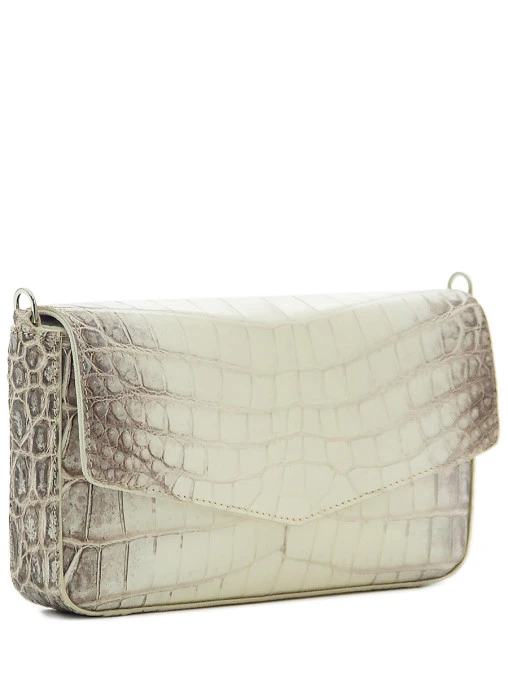 Клатч из кожи крокодила BARDINI