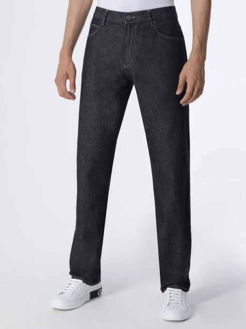 Джинсы Regular Fit хлопковые GIORGIO ARMANI