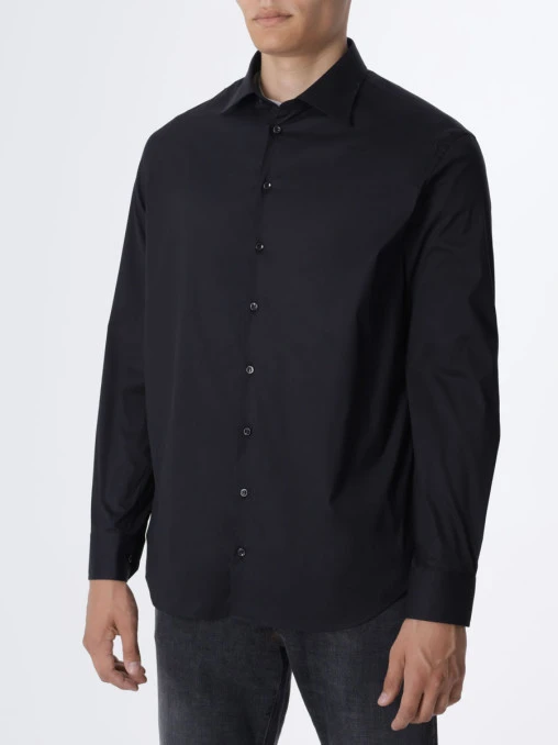 Рубашка Regular Fit хлопковая GIORGIO ARMANI