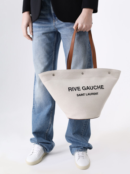 Сумка текстильная Rive Gauche SAINT LAURENT