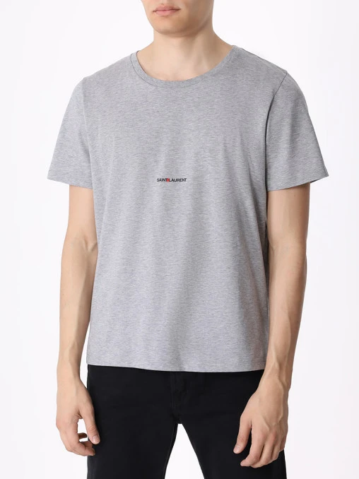 Футболка хлопковая SAINT LAURENT