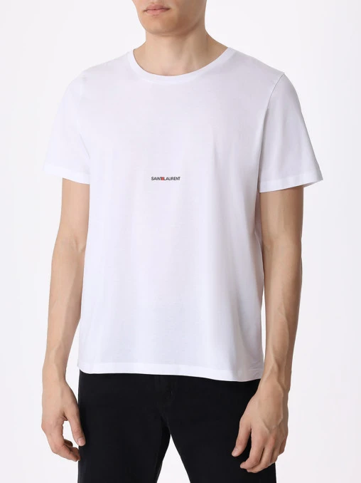 Футболка хлопковая SAINT LAURENT